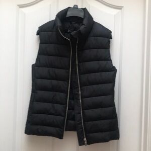 NEW w Tags Women's Zara Black Puffer Vest Medium